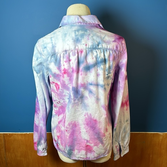 Tye dye button up shirt - Picture 4 of 9